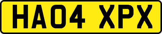 HA04XPX