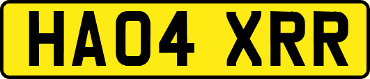 HA04XRR