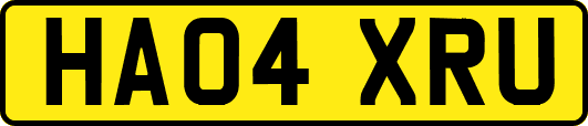 HA04XRU