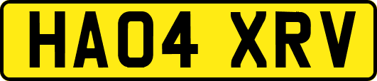 HA04XRV