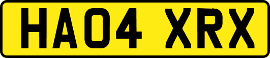 HA04XRX