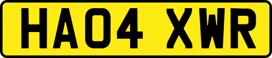 HA04XWR
