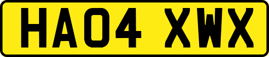 HA04XWX