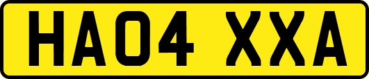 HA04XXA