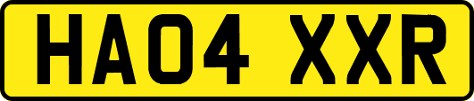 HA04XXR