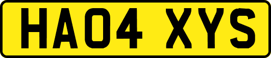 HA04XYS