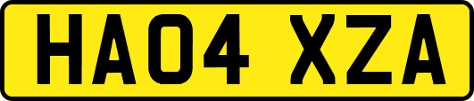 HA04XZA