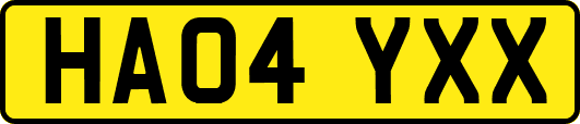 HA04YXX