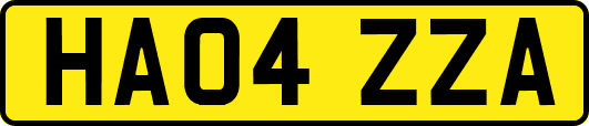 HA04ZZA