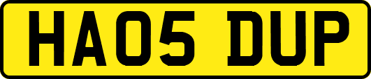 HA05DUP