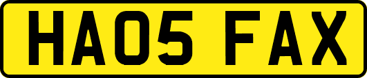 HA05FAX