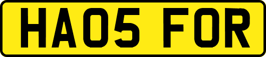 HA05FOR