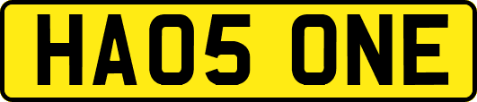 HA05ONE