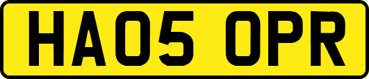 HA05OPR