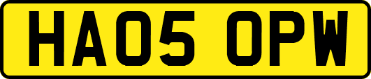 HA05OPW