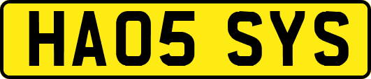 HA05SYS