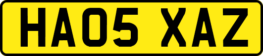 HA05XAZ