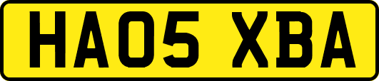 HA05XBA
