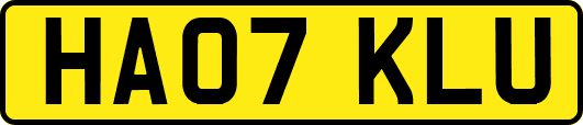 HA07KLU