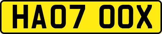 HA07OOX