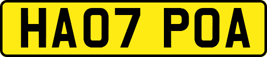 HA07POA