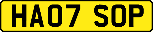 HA07SOP