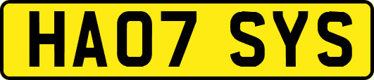 HA07SYS