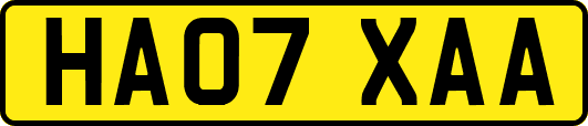HA07XAA