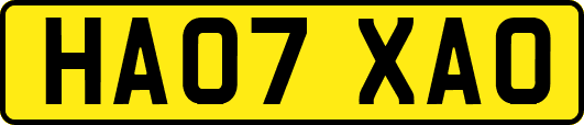 HA07XAO