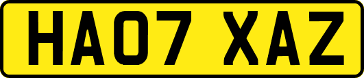 HA07XAZ