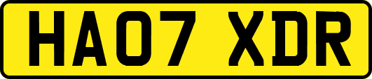 HA07XDR