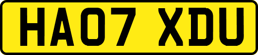 HA07XDU