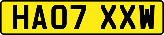HA07XXW