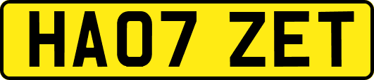 HA07ZET