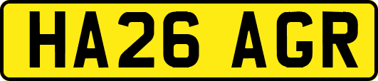 HA26AGR