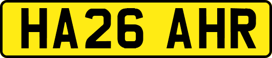 HA26AHR