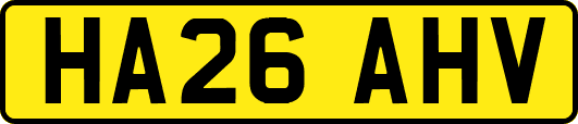 HA26AHV