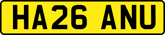 HA26ANU