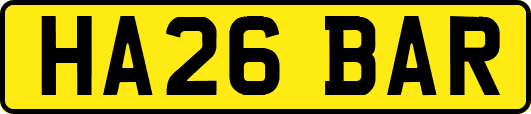 HA26BAR