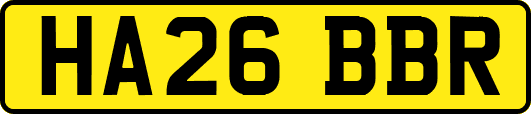 HA26BBR