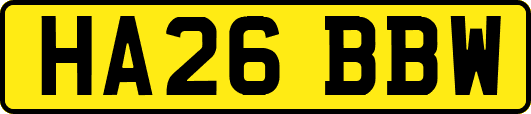 HA26BBW