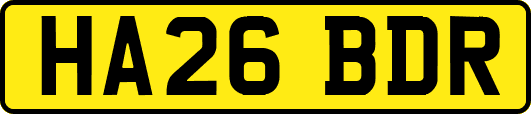 HA26BDR