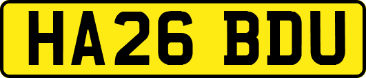 HA26BDU