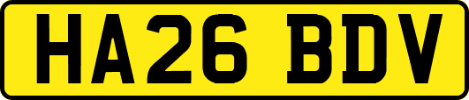 HA26BDV