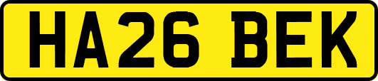 HA26BEK