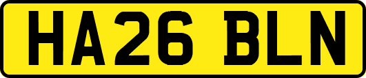 HA26BLN