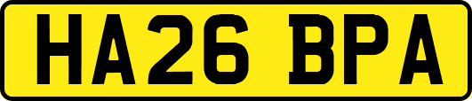 HA26BPA