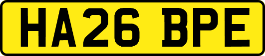 HA26BPE