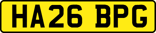 HA26BPG