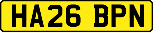 HA26BPN